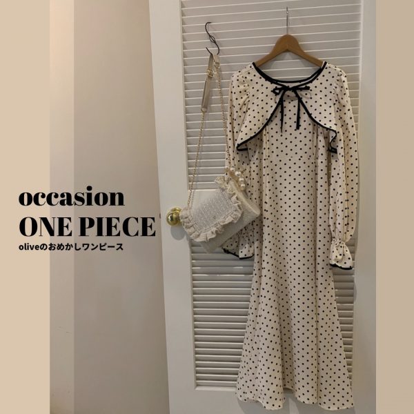 occasion one-piece『oliveおめかしワンピース』