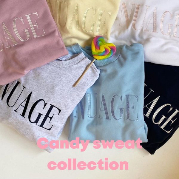 春カラー”Candy Colorful Sweat”